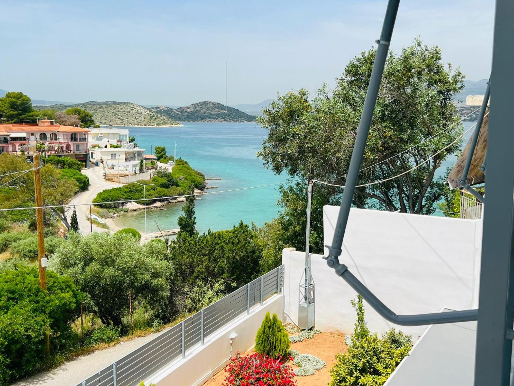 Oceanus Summer House Salamina Exterior foto