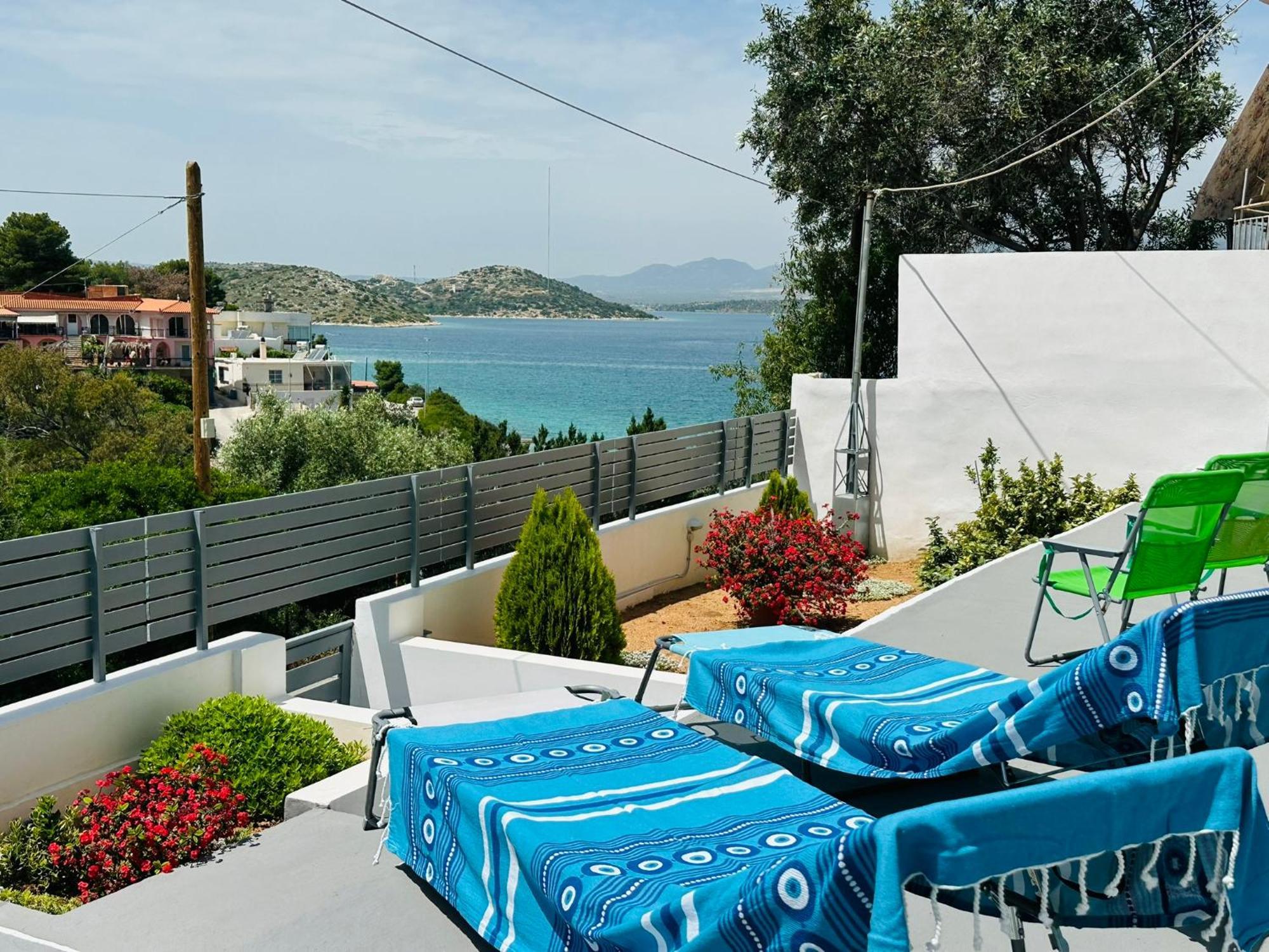 Oceanus Summer House Salamina Exterior foto
