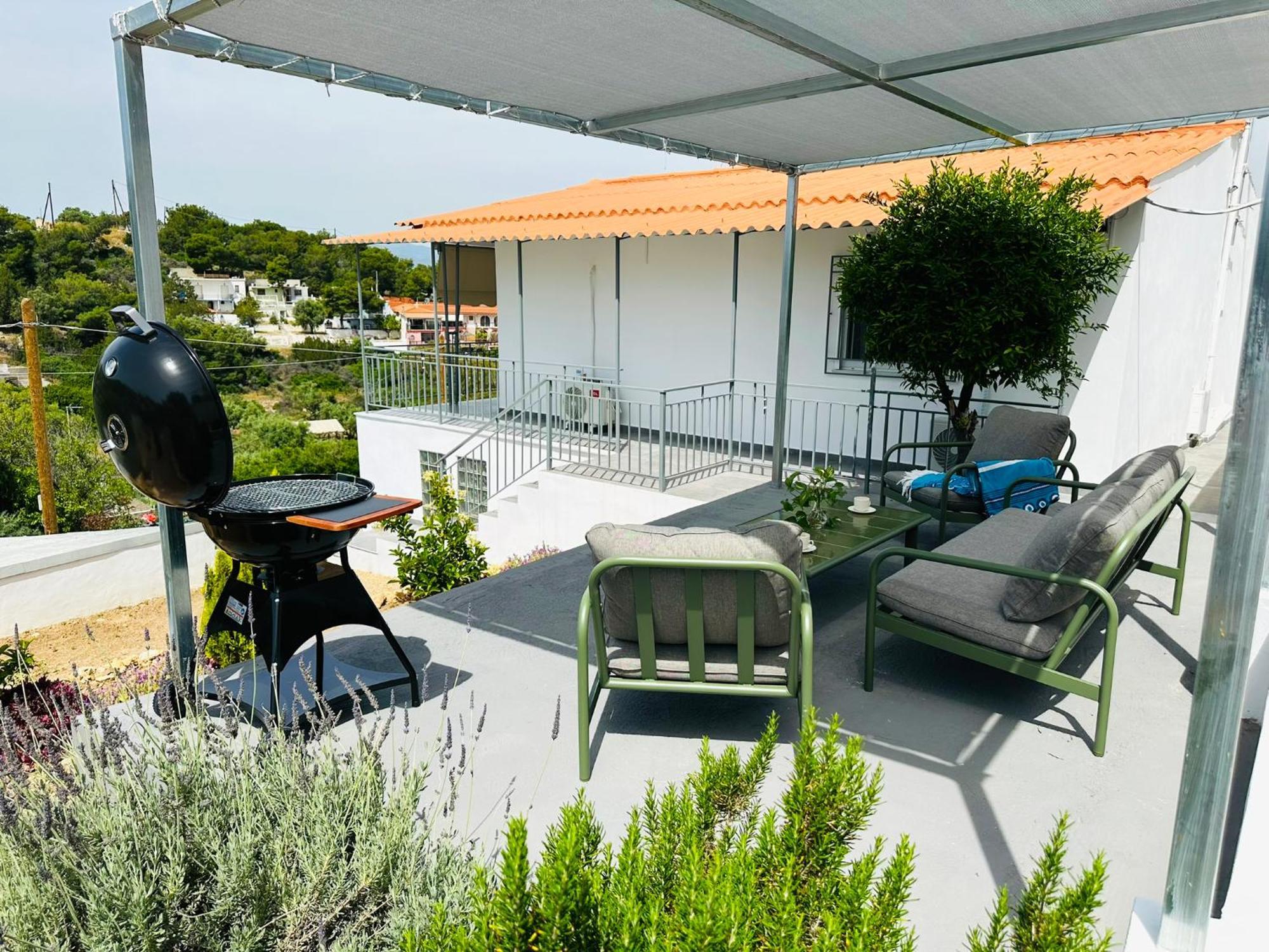 Oceanus Summer House Salamina Exterior foto